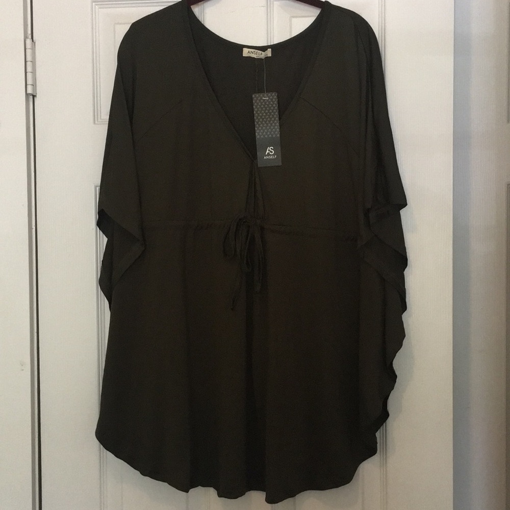 Hunter Green Batwing Shirt